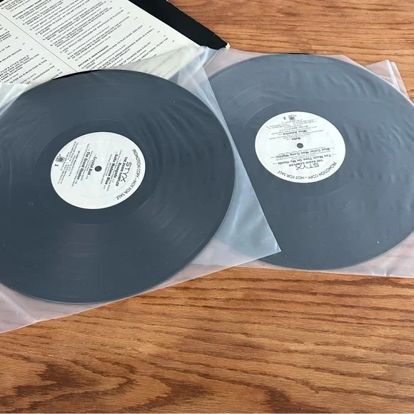Styx ‎– Styx: Radio Sampler & Interview Album 2-LP promo vinyl record rare
